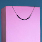 Noor Minimal Silver Mangalsutra